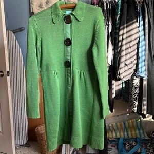 Boden green sweater. Great shape. Size 10.